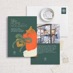 Santa Key New Home Christmas Greeting Holiday Card