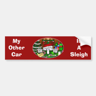 Santa Kilroy Bumper Sticker