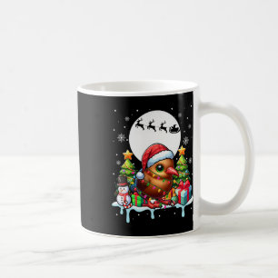 Santa Kiwi Bird Snowman Xmas Lights Colourful Cost Coffee Mug