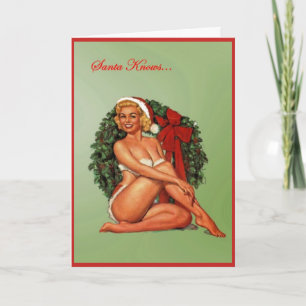 Santa Knows... Holiday Card