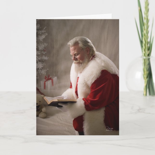 Santa Knows The Reason Card (Front)