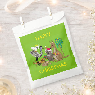 Santa koala Australian Christmas Favour Bag