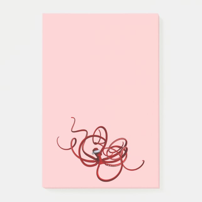 Santa Kraken Post-it Notes (Front)