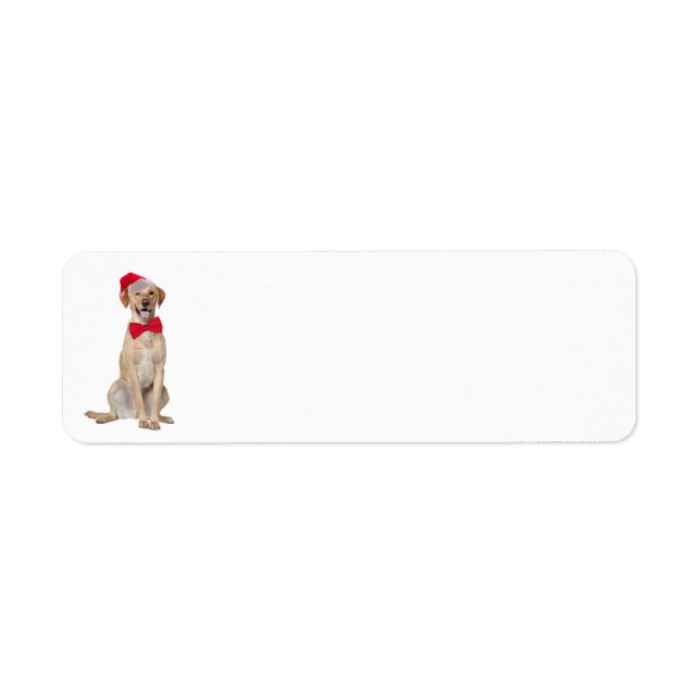 Santa Lab Return Address Labels (Front)
