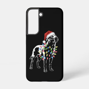 Santa Labrador Retriever Christmas Light Dog Lover Samsung Galaxy Case