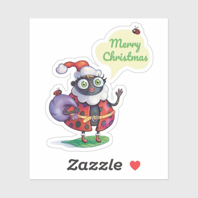 Santa Ladybug Christmas (Sheet)