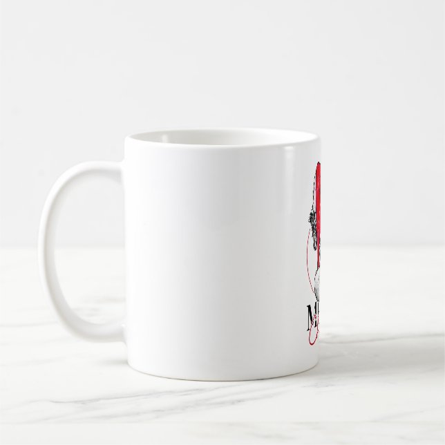 Santa Lagotto Romagnolo Merry Christmas dog mum Coffee Mug (Left)