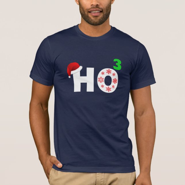 santa laughs at christmas T-Shirt (Front)
