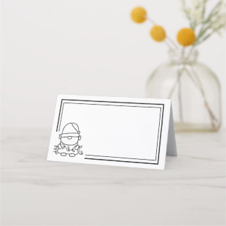 Santa Little Elf Place Card