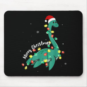 Santa Loch Ness Monster Christmas Nessie Boys Girl Mouse Mat