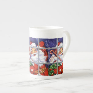 Santa Looking Through Window Speciality Mugs