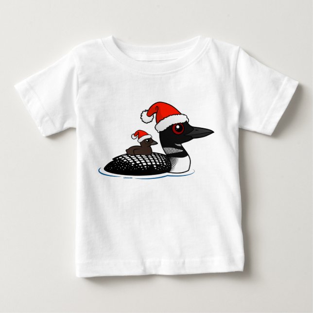 Santa Loon Baby T-Shirt (Front)