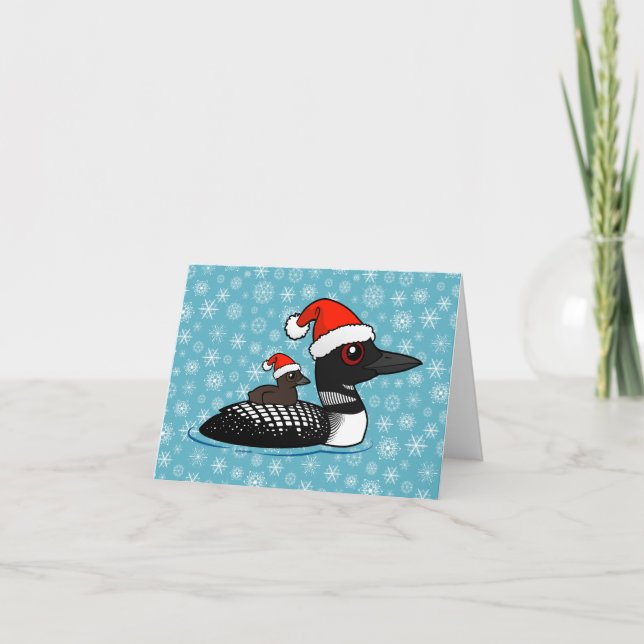 Santa Loon Holiday Card (Front)