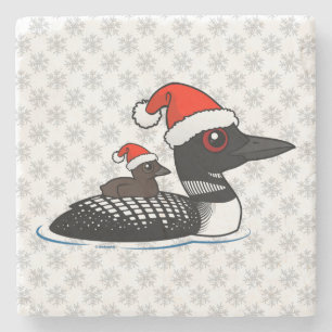 Santa Loon Stone Coaster