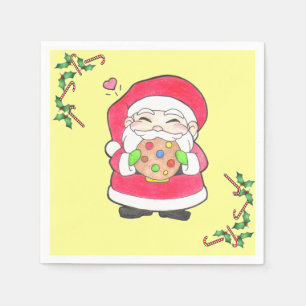 Santa Loves Cookies Napkins