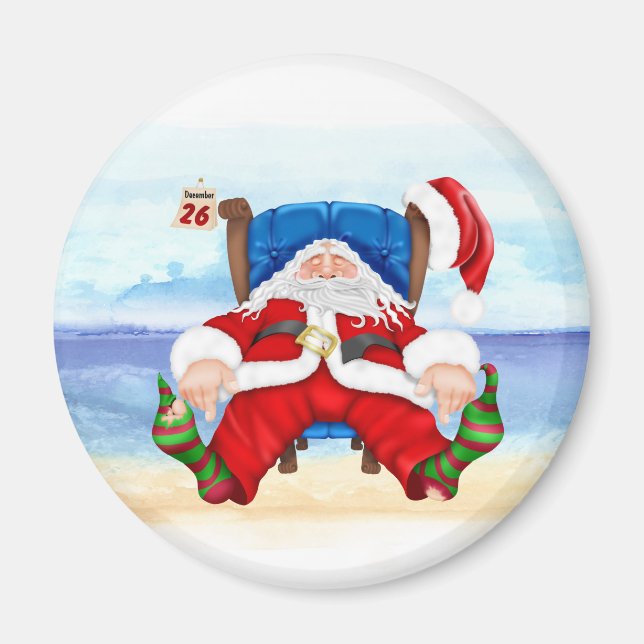 Santa Magnet Humourous (Front)