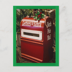 Santa Mailbox Postcard