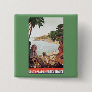 Santa Margherita Ligure 15 Cm Square Badge
