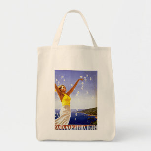 Santa Margherita Ligure with Daisies Tote Bag
