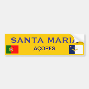 Santa Maria* Bumper Sticker