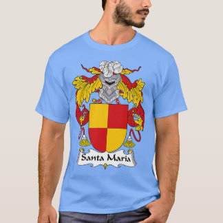 Santa Maria Coat of Arms  Family Crest  T-Shirt