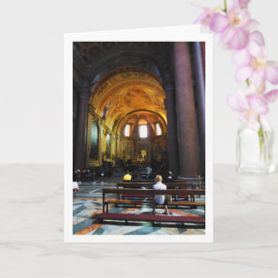 Santa Maria degli Angeli Portrait, Roma, Italy Card