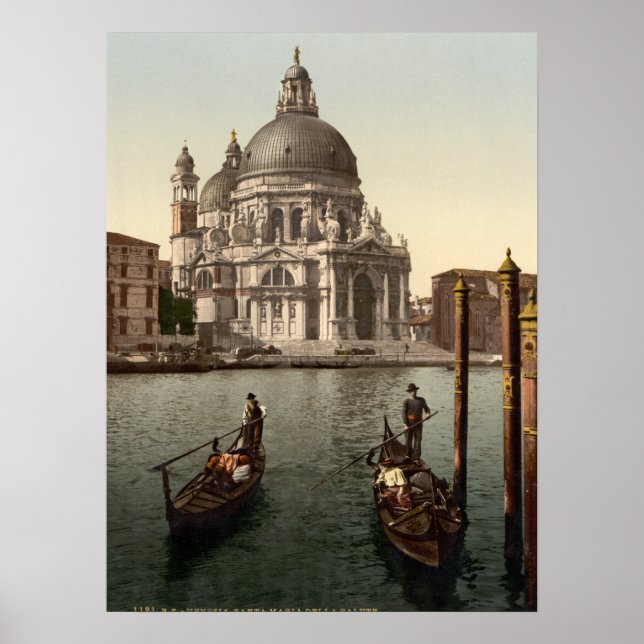 Santa Maria della Salute I, Venice, Italy Poster (Front)