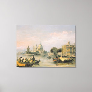 Santa Maria della Salute, Venice, 19th century Canvas Print