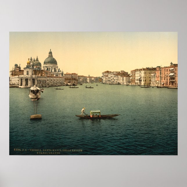 Santa Maria della Salute, Venice, Italy Poster (Front)