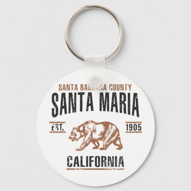 Santa Maria Key Ring (Front)