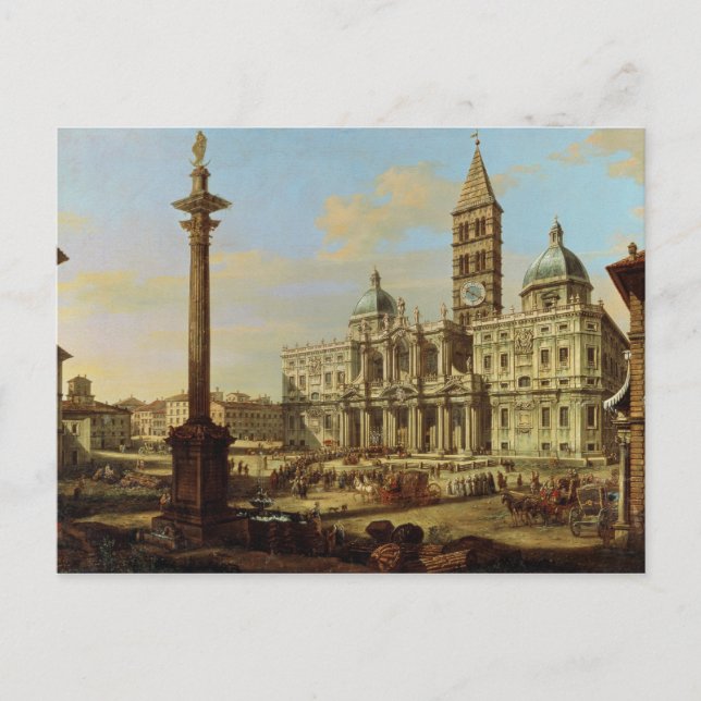 Santa Maria Maggiore, Rome, 1739 Postcard (Front)