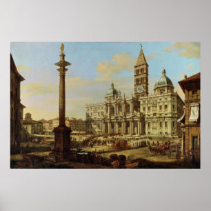 Santa Maria Maggiore, Rome, 1739 Poster