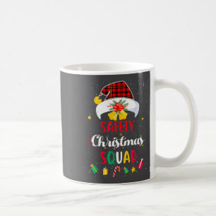 Santa Match Hat Safety Squad Security Smile Coffee Mug