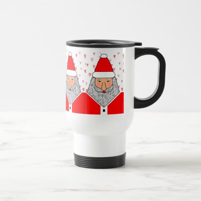 Santa Means Love Travel Mug (Right)