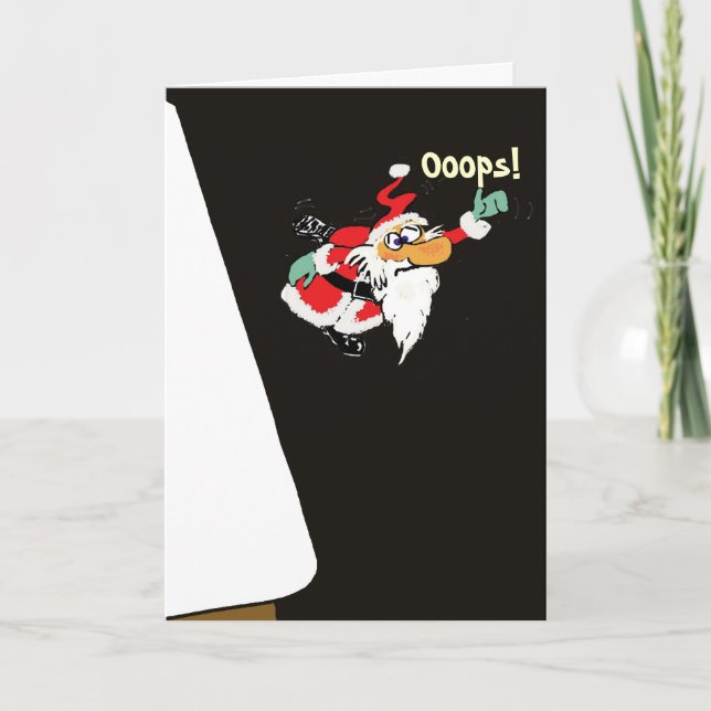 Santa Meniere's Disease Christmas Card (Front)