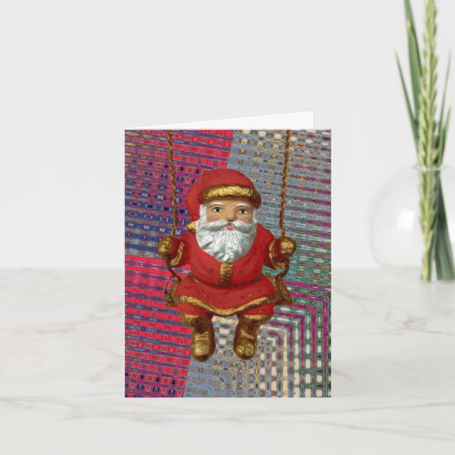 Santa, Merry Christmas Holiday Card (Front)