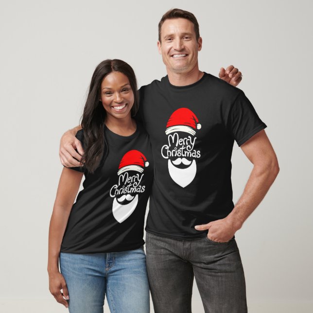 Santa Merry Christmas  T-Shirt (Unisex)