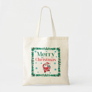 Santa Merry Christmas Tote Bag