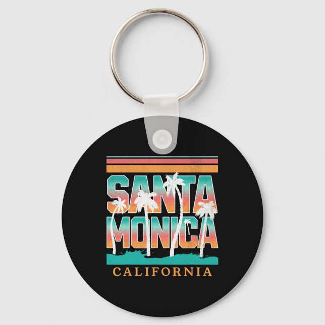 Santa Monica _9  Key Ring (Front)