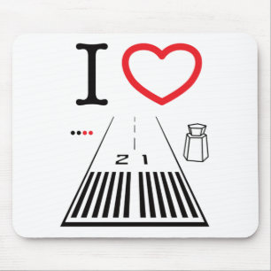 Santa Monica Airport Runway 21 - Mousepad