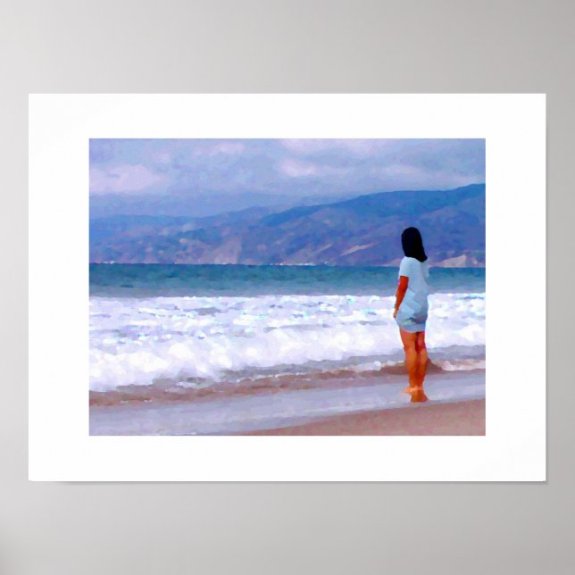 Santa Monica Beach Babe #1 2015 Poster (Front)