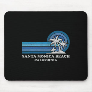 Santa Monica Beach California Family Summer Vacati Mouse Mat