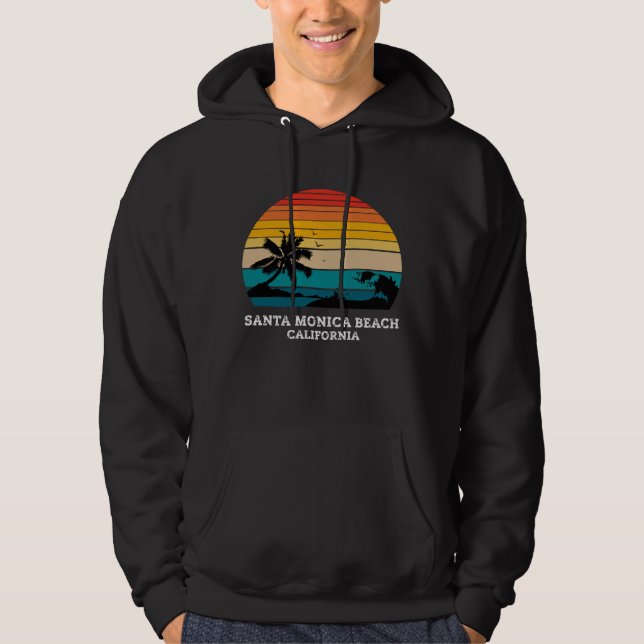 SANTA MONICA BEACH CALIFORNIA HOODIE (Front)