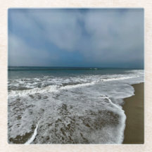 Santa Monica Beach in the fall.