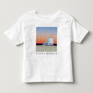 Santa Monica Beach Los Angeles, California Toddler T-Shirt