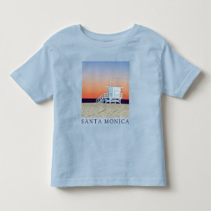 Santa Monica Beach Los Angeles, California Toddler T-Shirt