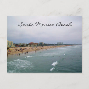 SANTA MONICA BEACH post card