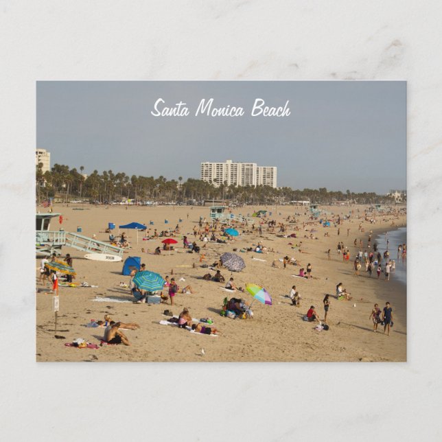 Santa Monica Beach Postcard (Front)