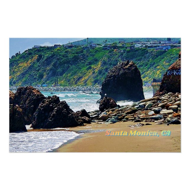 Santa Monica, CA Poster (Front)