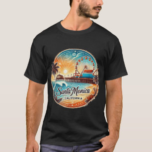 Santa Monica California Ca Pier T-Shirt